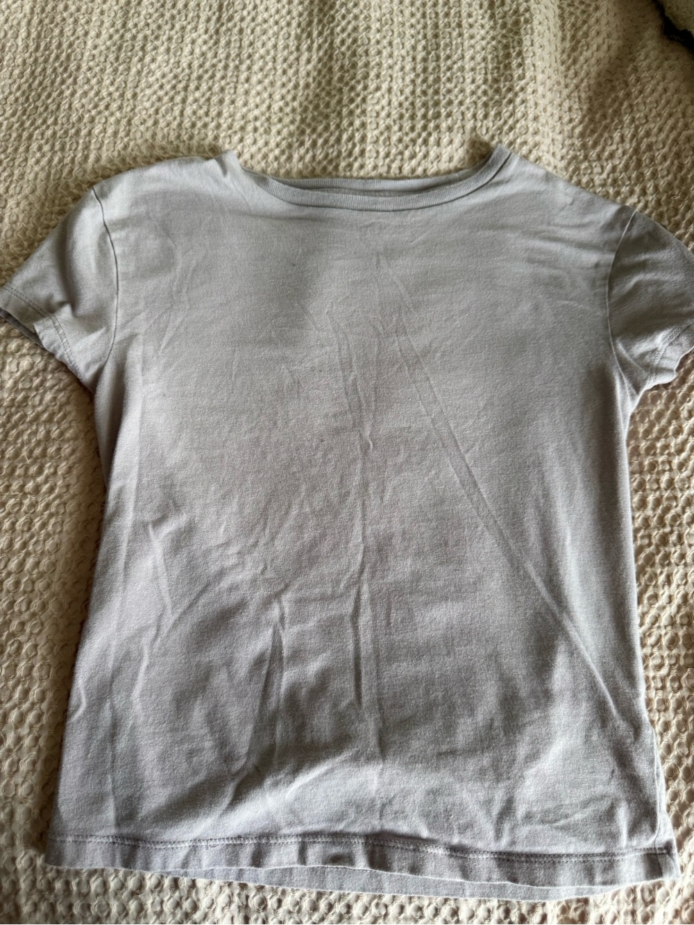 wild fable Neutral Light Gray Crewneck Tee
